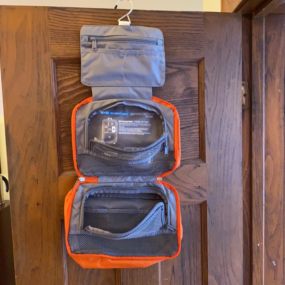 Orange Toiletries Case